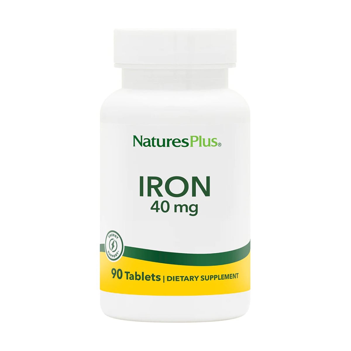 Залізо NaturesPlus Iron 40 мг, 90 таблеток